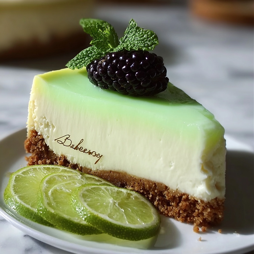 Refreshing Lime Mousse Cheesecake Recipe - Recipe Image