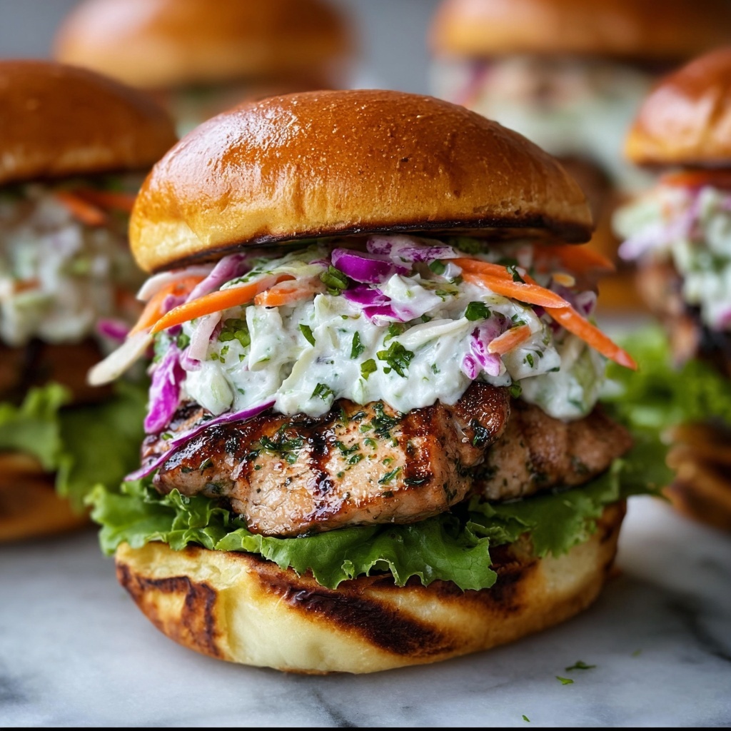 Greek Chicken Burgers with Feta and Tzatziki Recipe - Recipe Image