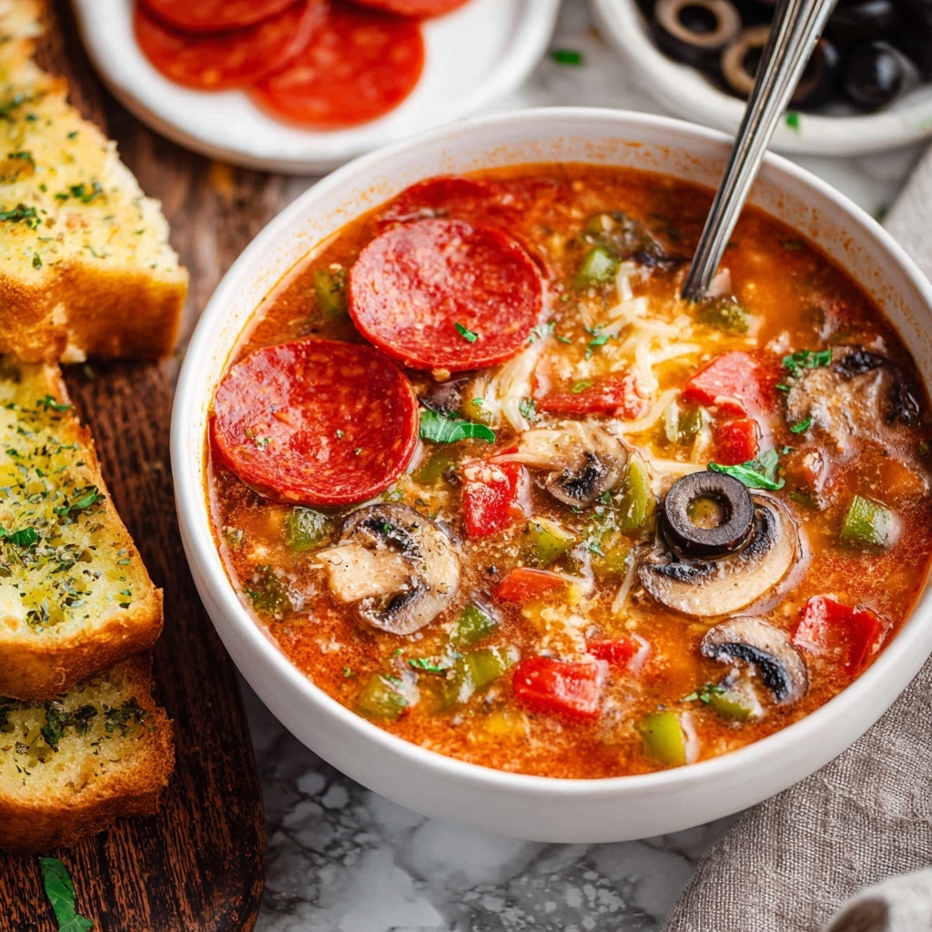 Pizza Soup Recipe - Recipe Image