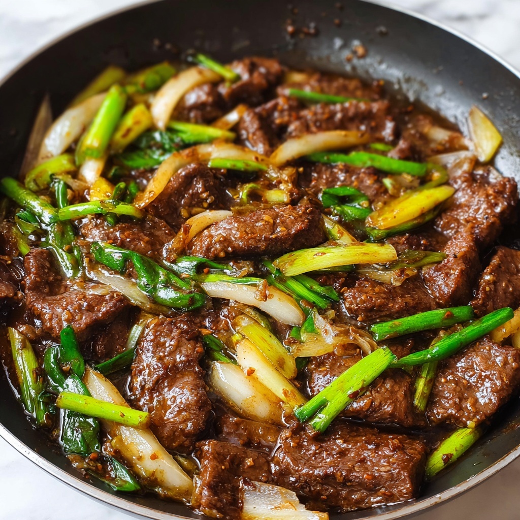 Chinese Beef and Onion Stir-Fry Recipe - Recipe Image