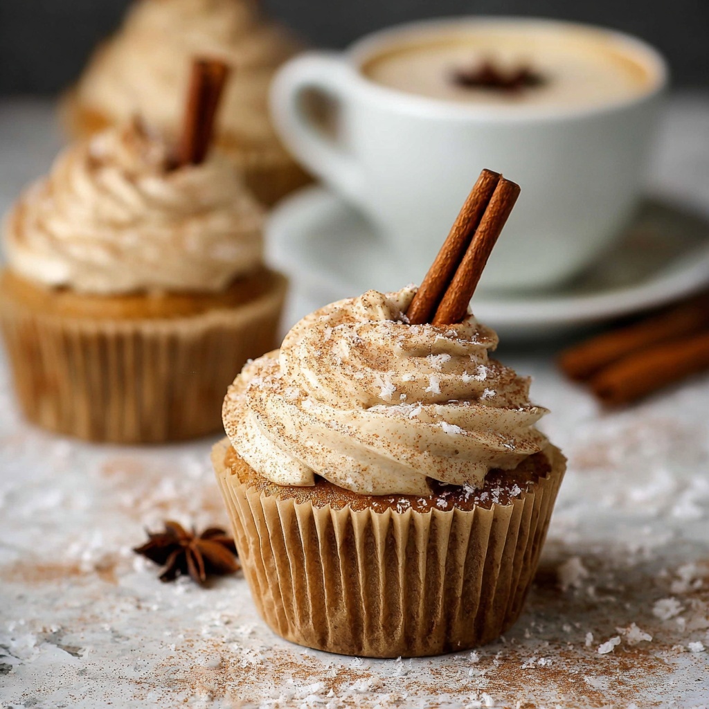 Vanilla Chai Pumpkin Spice Latte Cupcakes Recipe - Recipe Image