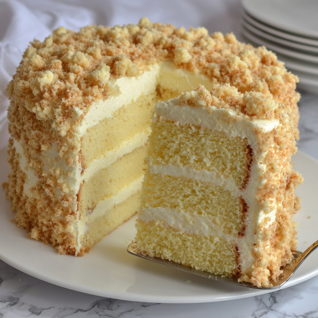 Cheesecake Factory Italian Lemon Cream Cake Recipe - Recipe Image