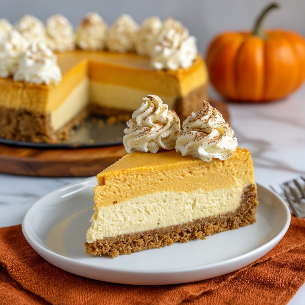 No-Bake Pumpkin Cheesecake Recipe - Recipe Image