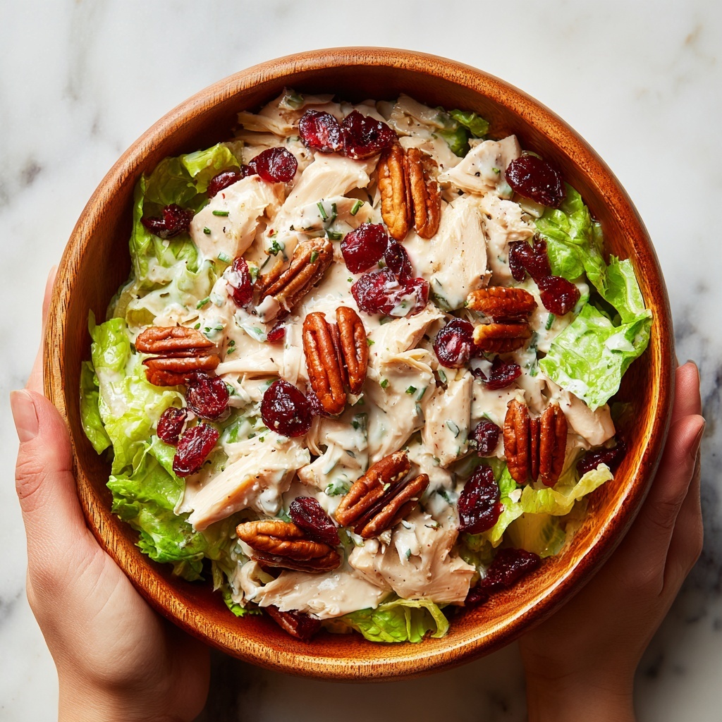 Cranberry Pecan Chicken Salad with Poppy Seed Dressing Recipe - Recipe Image