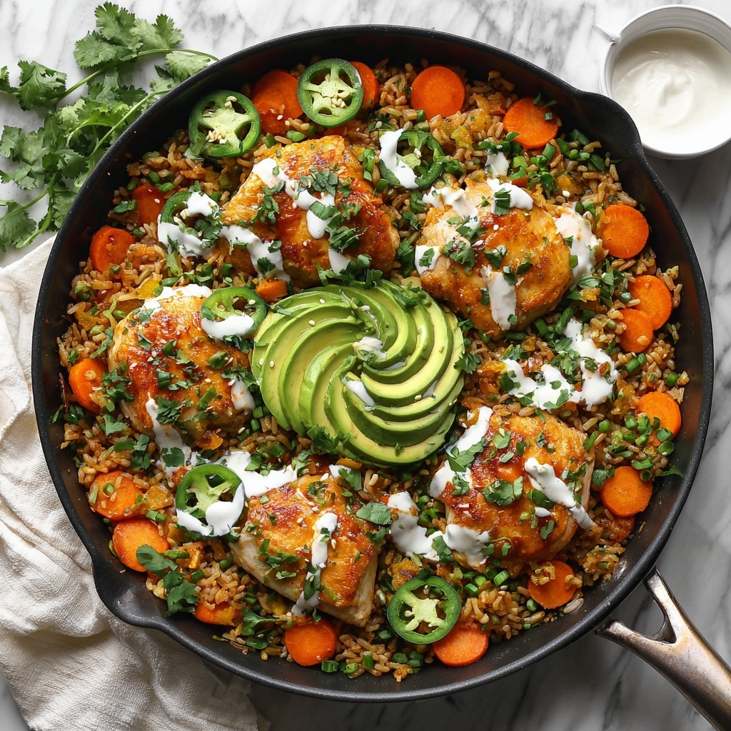 Creamy Cilantro Lime Chicken and Rice Recipe - Recipe Image
