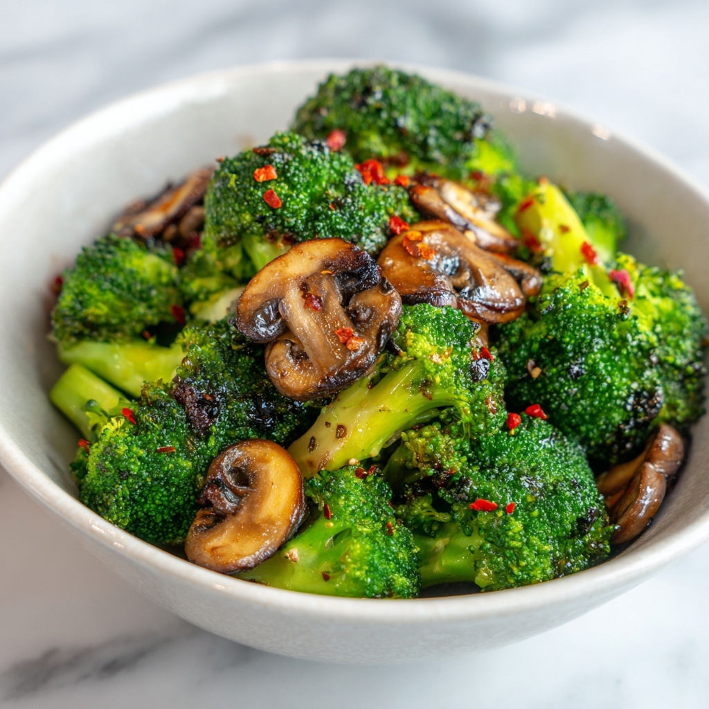 Broccoli and Mushroom Stir Fry Recipe - Recipe Image