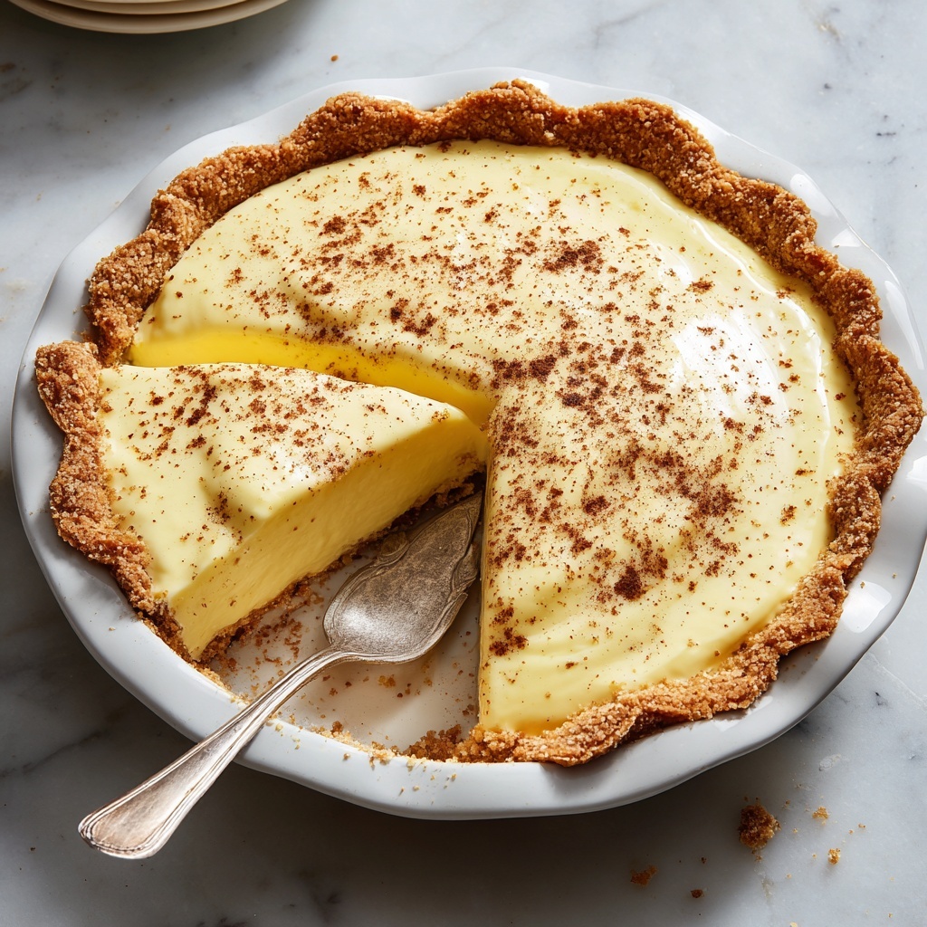 Classic Vanilla Custard Pie Recipe - Recipe Image