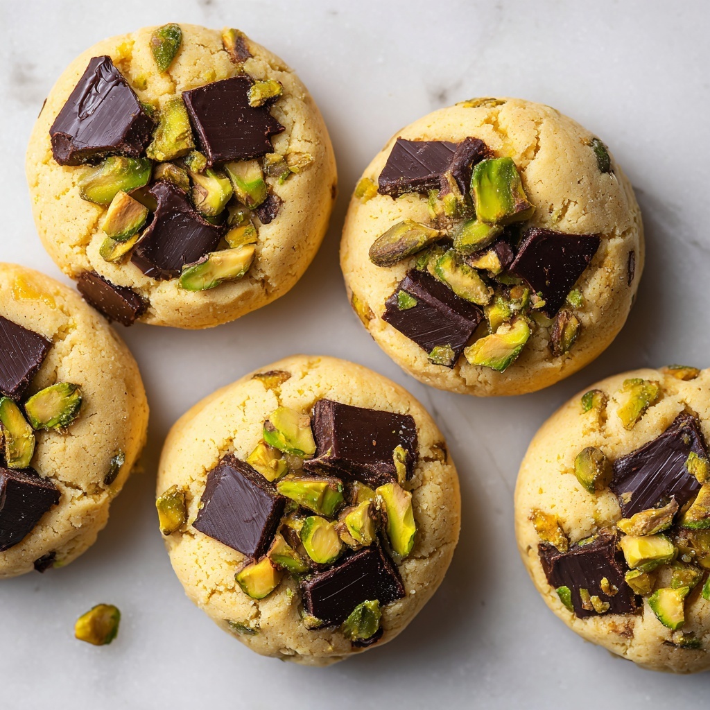 Pistachio Cream Chocolate Chip Cookies Recipe - Recipe Image