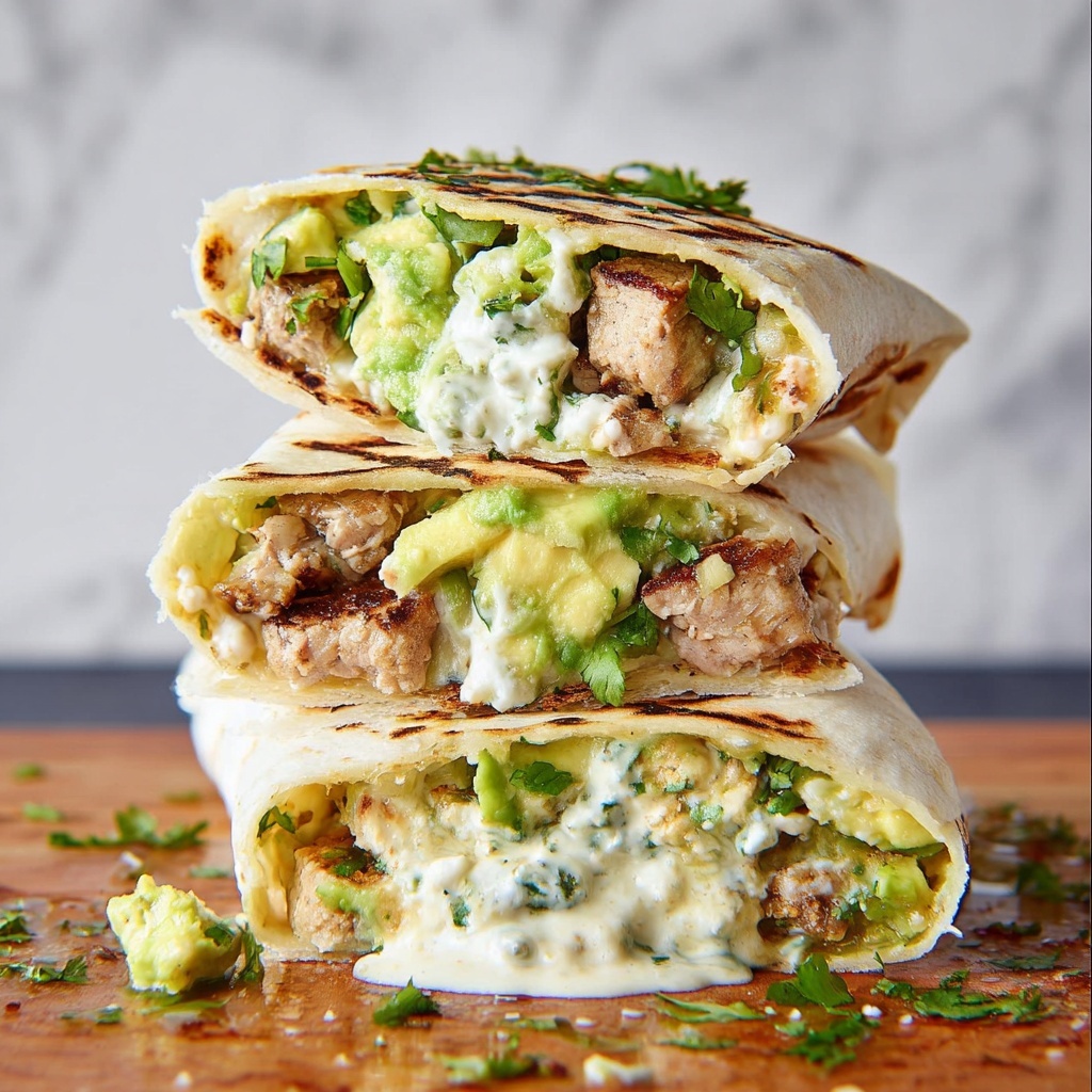 Chicken and Avocado Burritos Recipe - Recipe Image