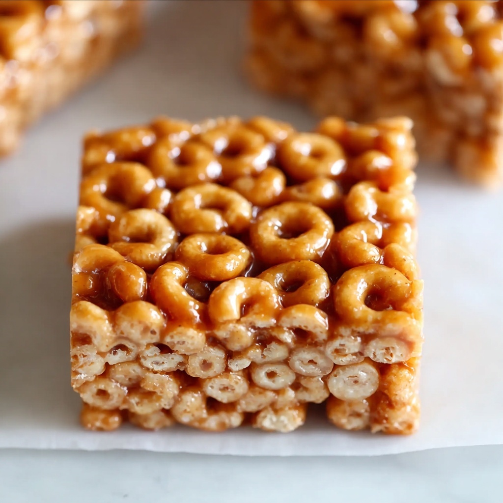 Peanut Butter Cheerio Bars Recipe - Recipe Image