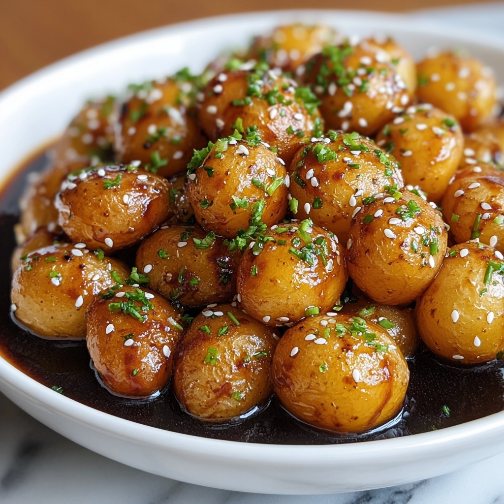 Honey Mustard Roasted Baby Potatoes Recipe - Recipe Image