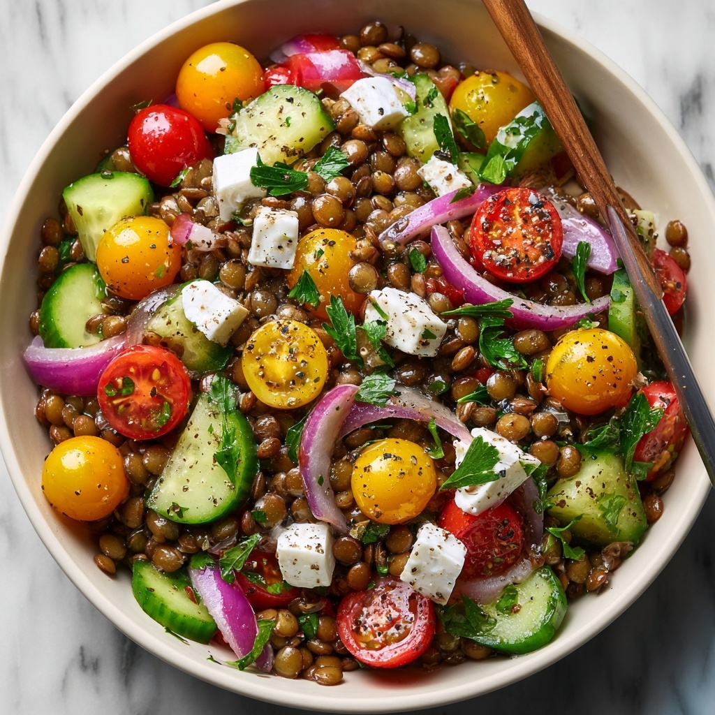 Mediterranean Lentil Salad Recipe - Recipe Image