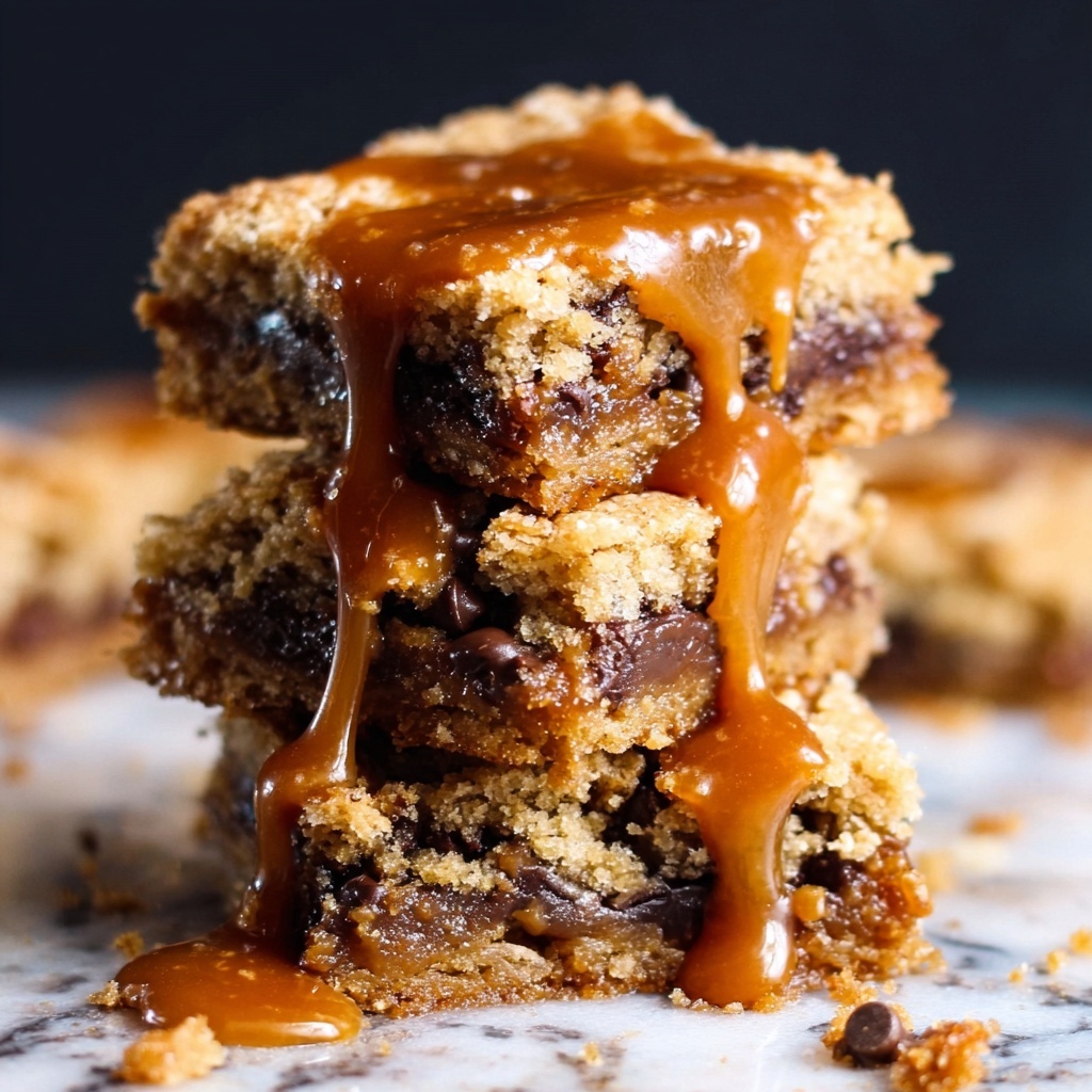 Chocolate Chip Caramel Bars Recipe - Recipe Image