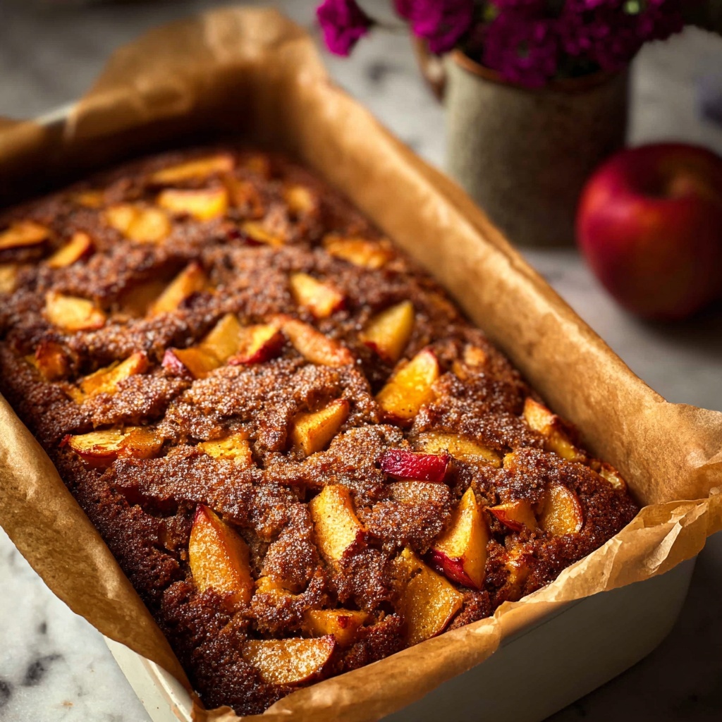 Glazed Honeycrisp Apple Fritter Cake Recipe - Recipe Image