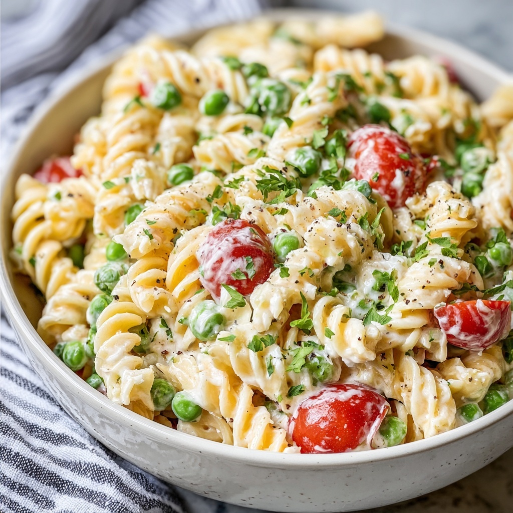 Creamy Pasta Salad Recipe - Recipe Image
