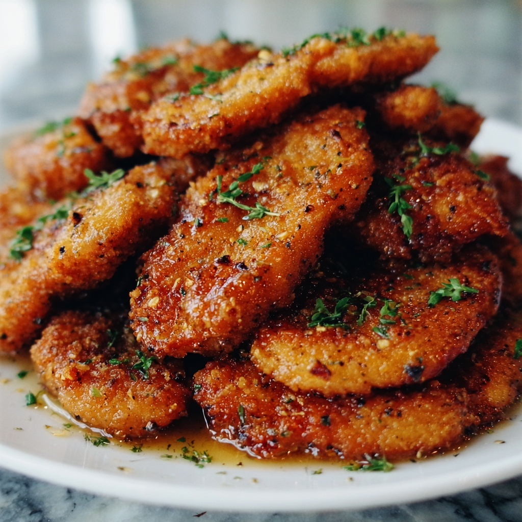 Air Fryer Honey Butter Garlic Chicken Tenders Recipe - Recipe Image