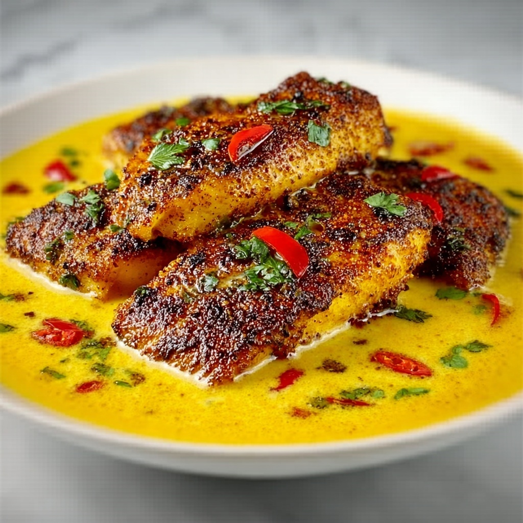 Red Snapper with Creamy Creole Sauce Recipe - Recipe Image