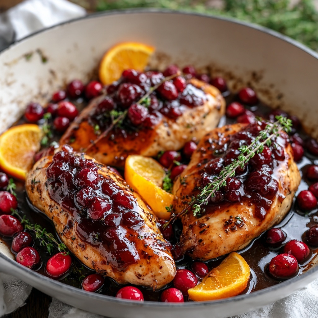 Cranberry Orange Chicken Recipe - Recipe Image