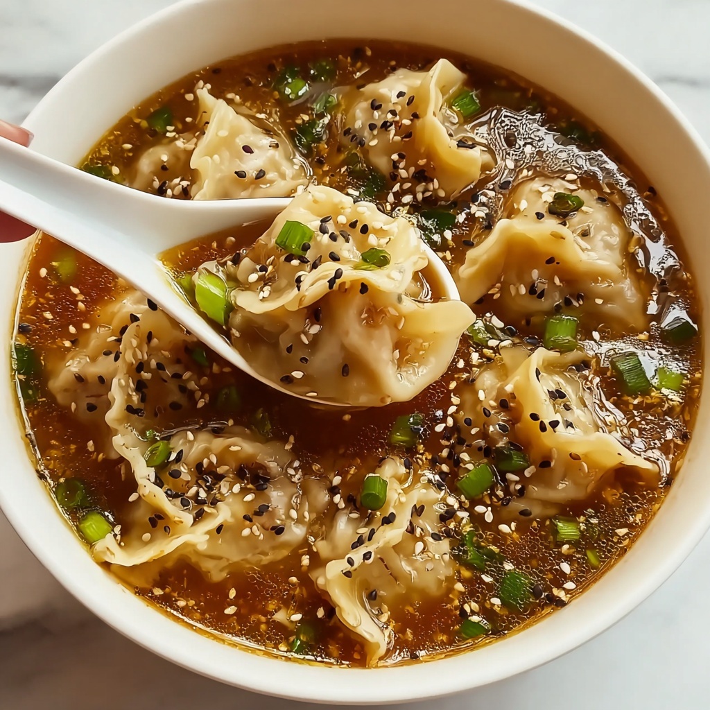Instant Pot Spicy Dumpling Soup Recipe - Recipe Image