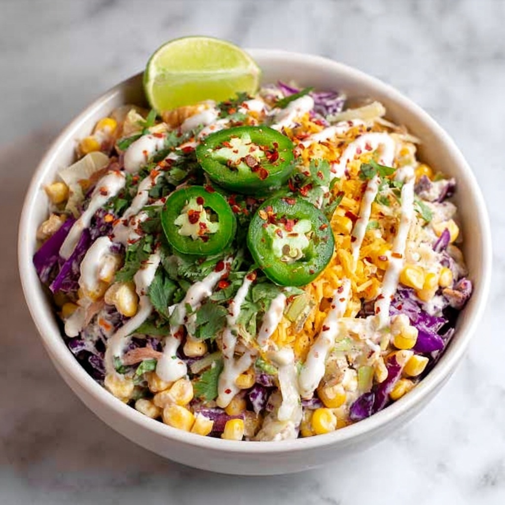 Mexican Street Corn Coleslaw Recipe - Recipe Image