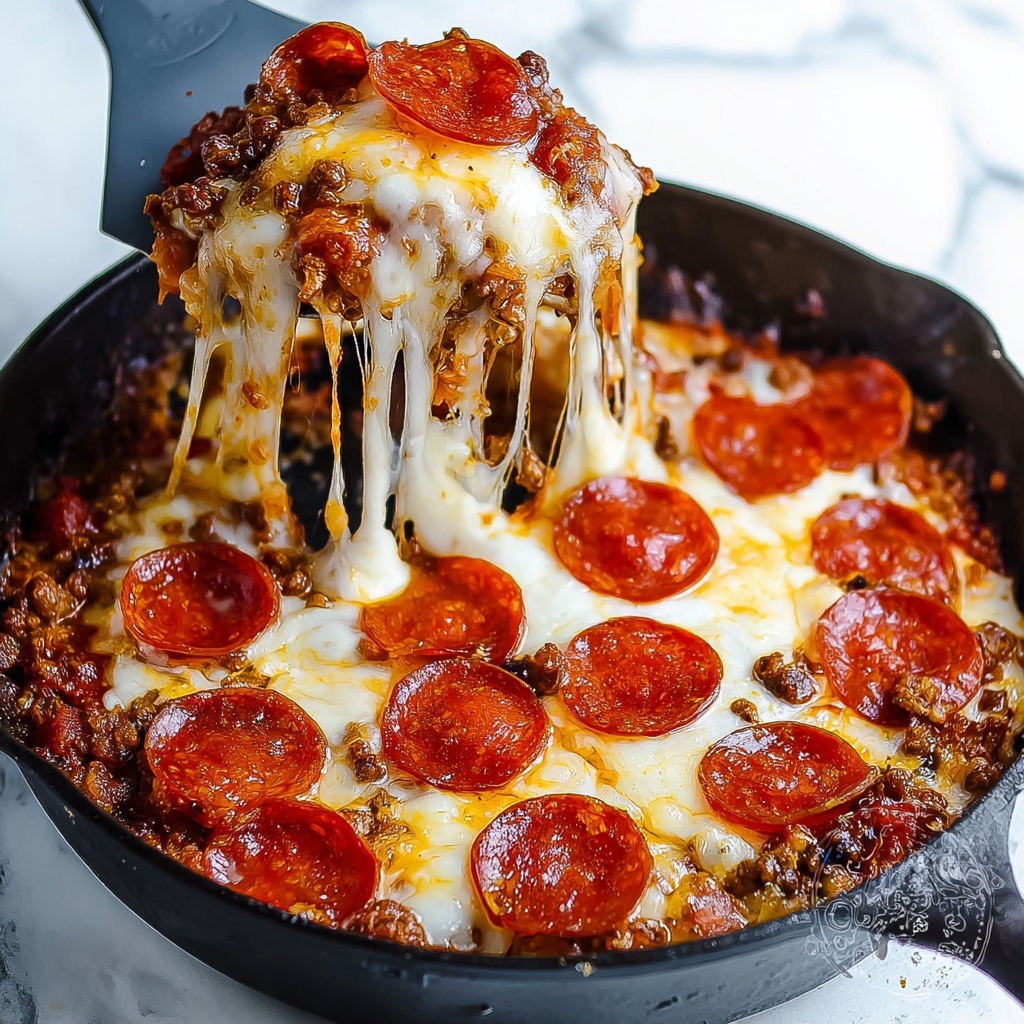 Crustless Pizza Bake Recipe - Recipe Image