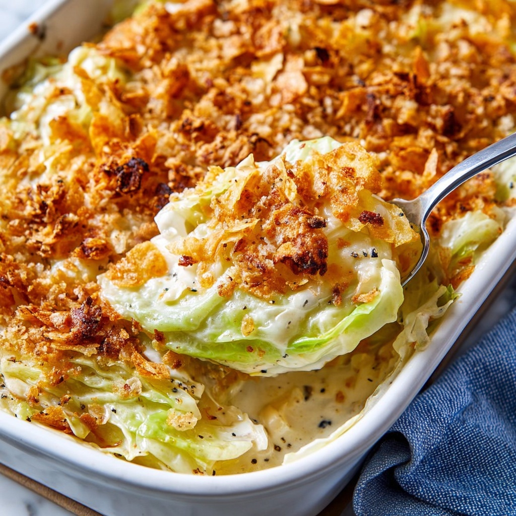 Old-Fashioned Southern Cabbage Casserole Recipe - Recipe Image