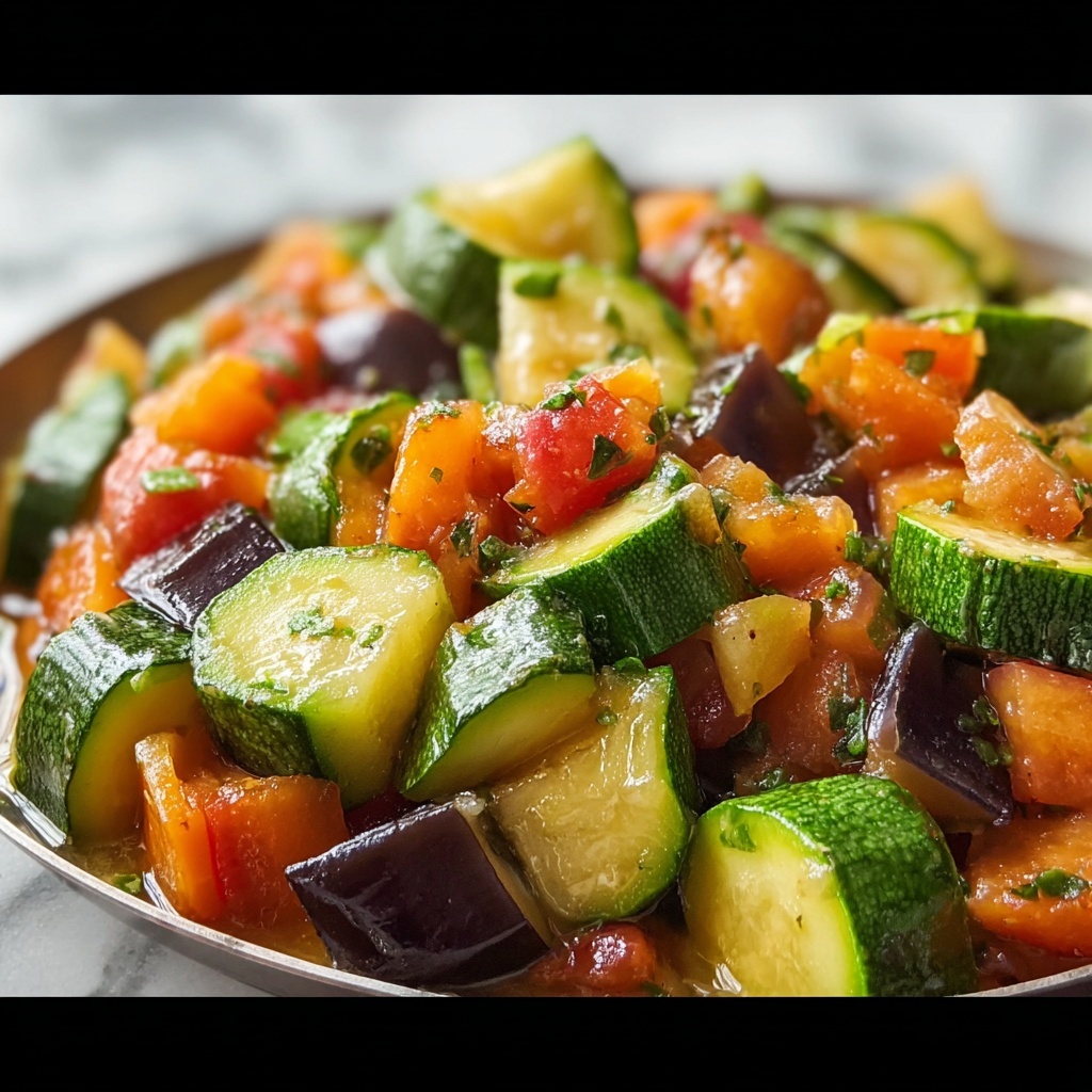 Vegetable Ratatouille: A Colorful and Healthy Mediterranean Dish Recipe - Recipe Image