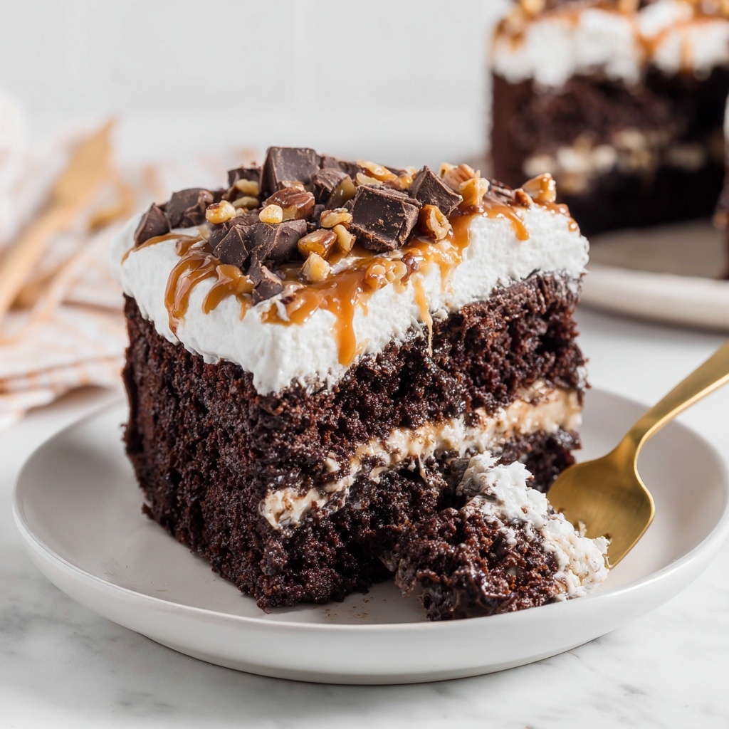 Heath Bar Poke Cake Recipe - Recipe Image