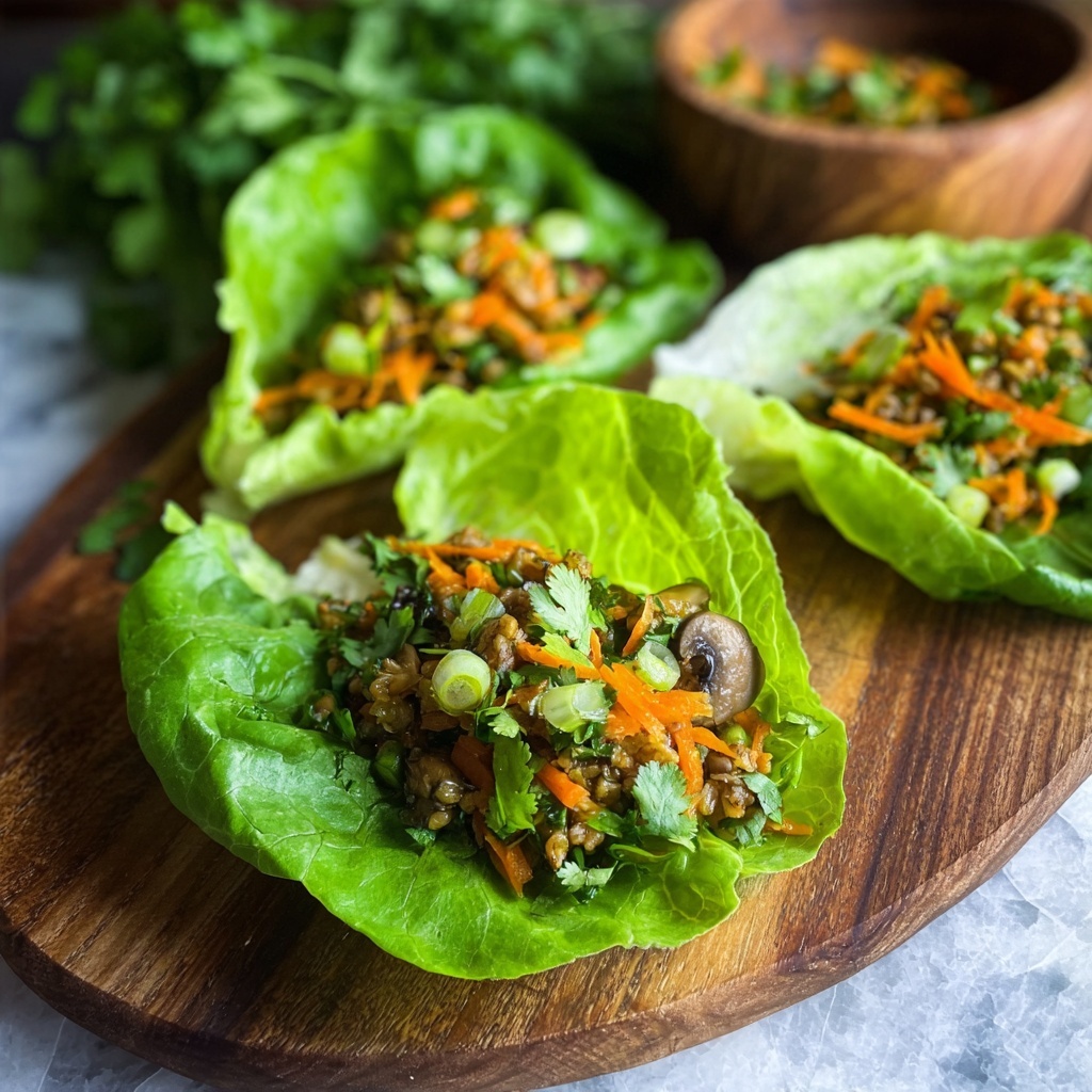 Citrus Herb Turkey Lettuce Wraps Recipe - Recipe Image