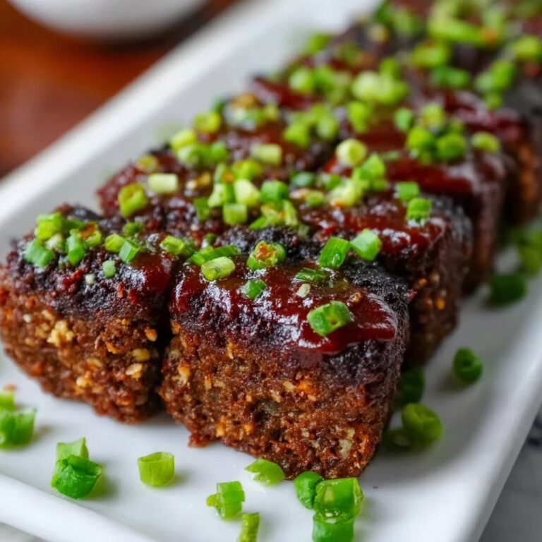 Sweet & Spicy Korean BBQ Meatloaf Recipe