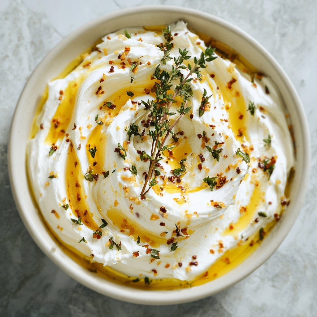 Whipped Ricotta Dip with Hot Honey Recipe - Recipe Image