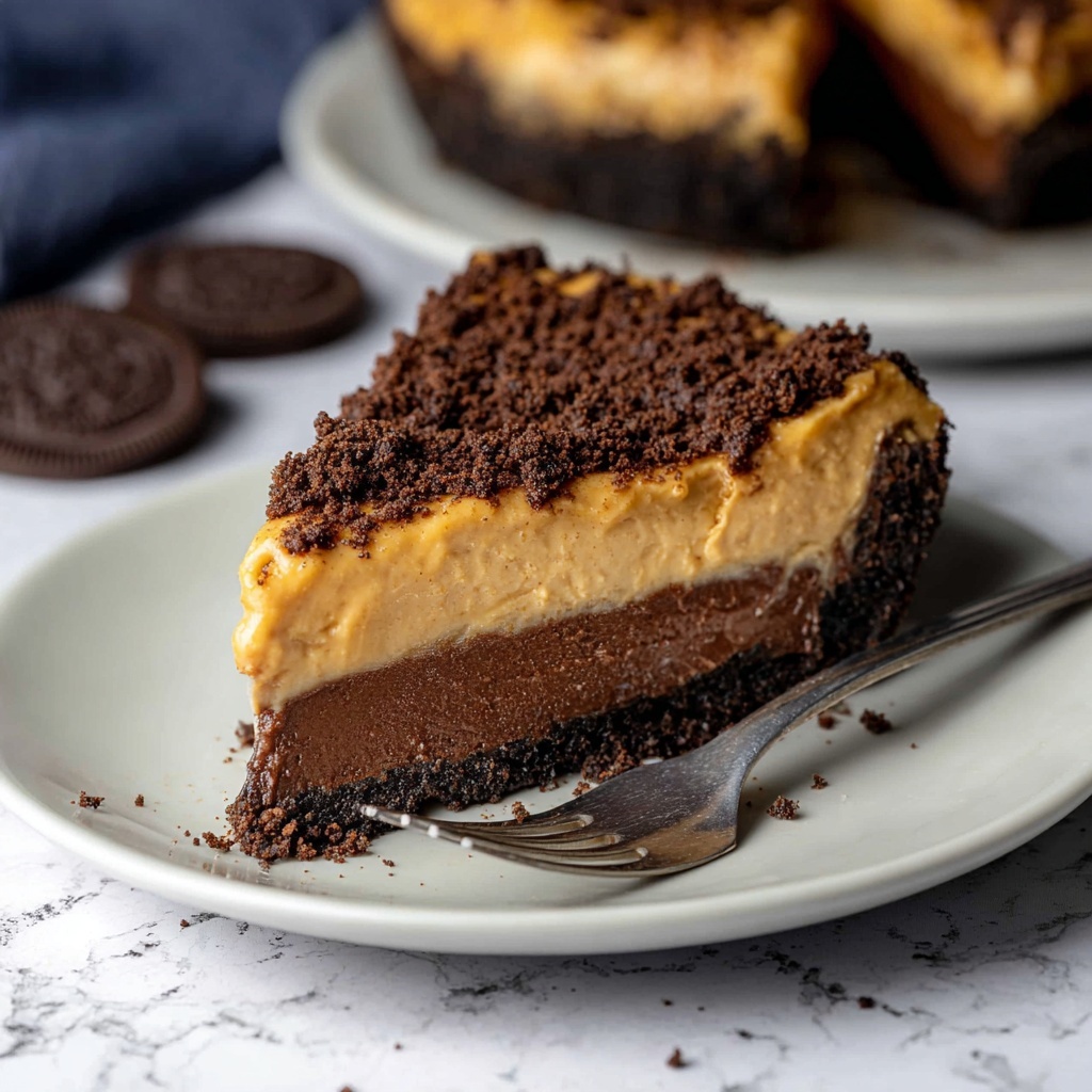 Peanut Butter Chocolate Mud Pie Recipe - Recipe Image