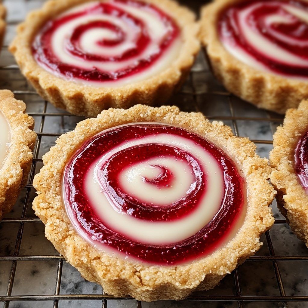 Raspberry Swirl Shortbread Cookies Recipe - Recipe Image