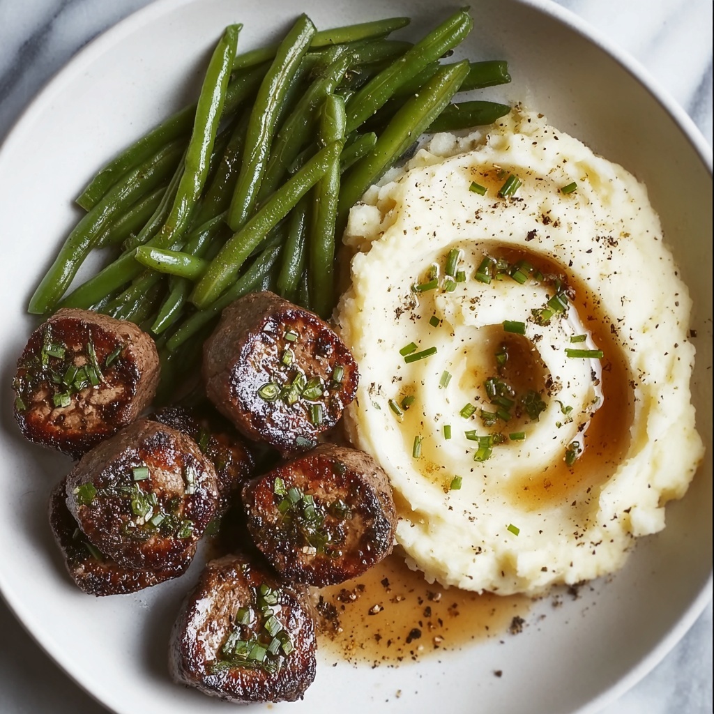 Garlic Butter Steak Bites with Parmesan Cream Sauce Recipe - Recipe Image