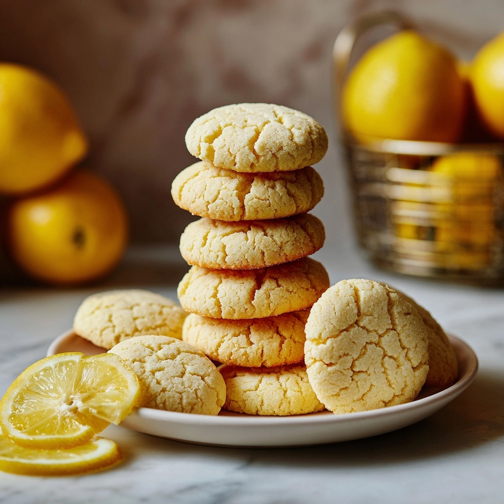 Lemon Pound Cake Cookies Recipe - Recipe Image
