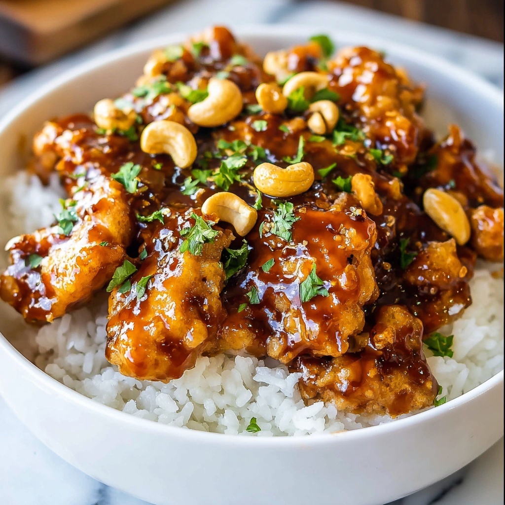 Cheesecake Factory’s Spicy Cashew Chicken Recipe - Recipe Image