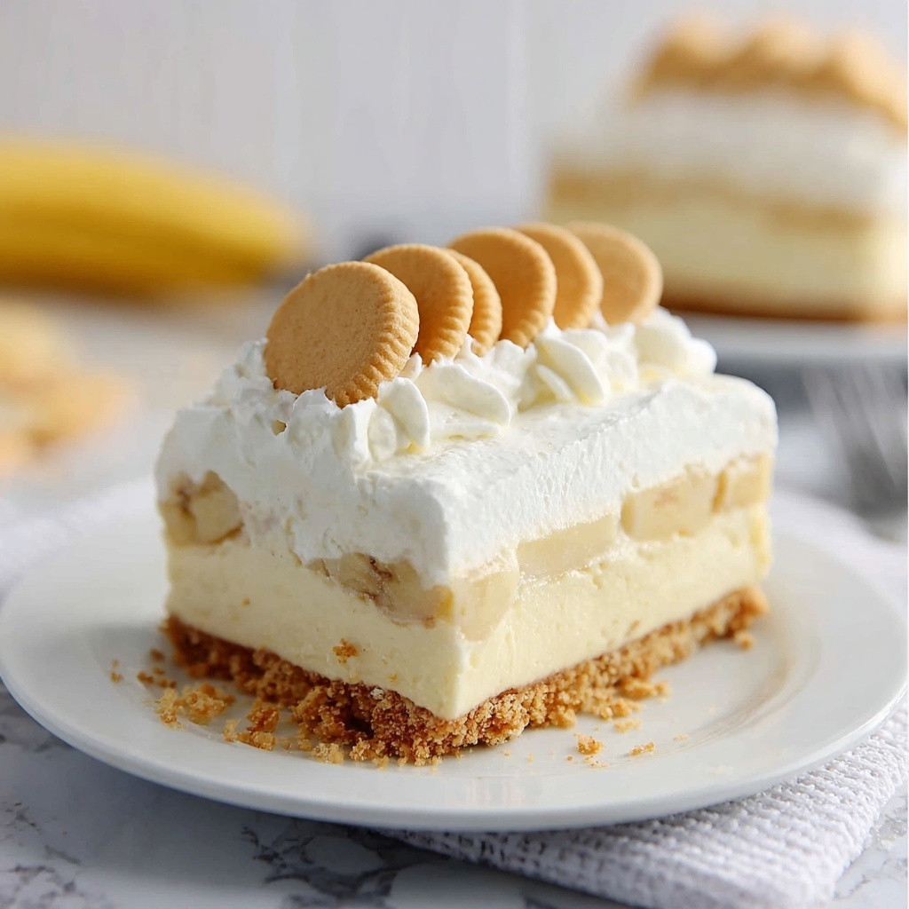 No-Bake Banana Pudding Cheesecake Recipe - Recipe Image