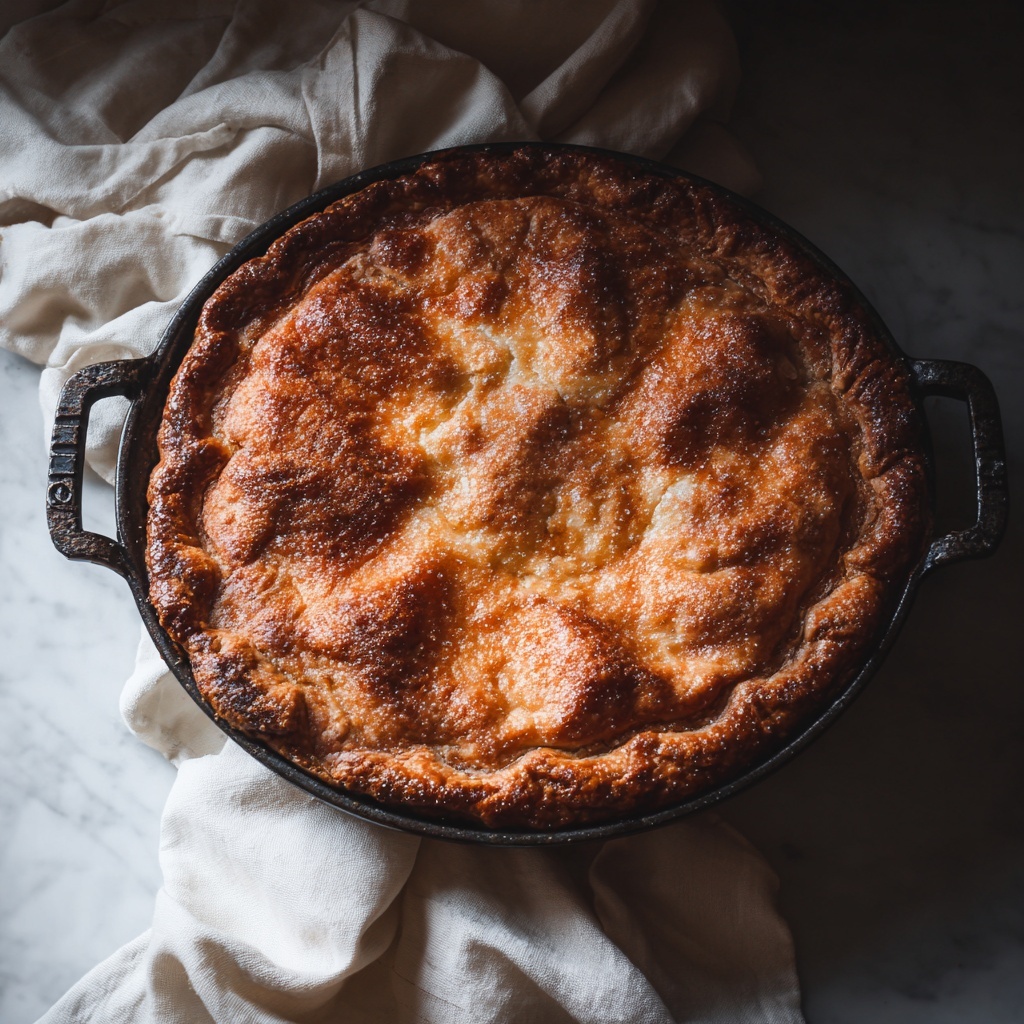 Peach Cobbler with Vanilla Ice Cream Recipe - Recipe Image