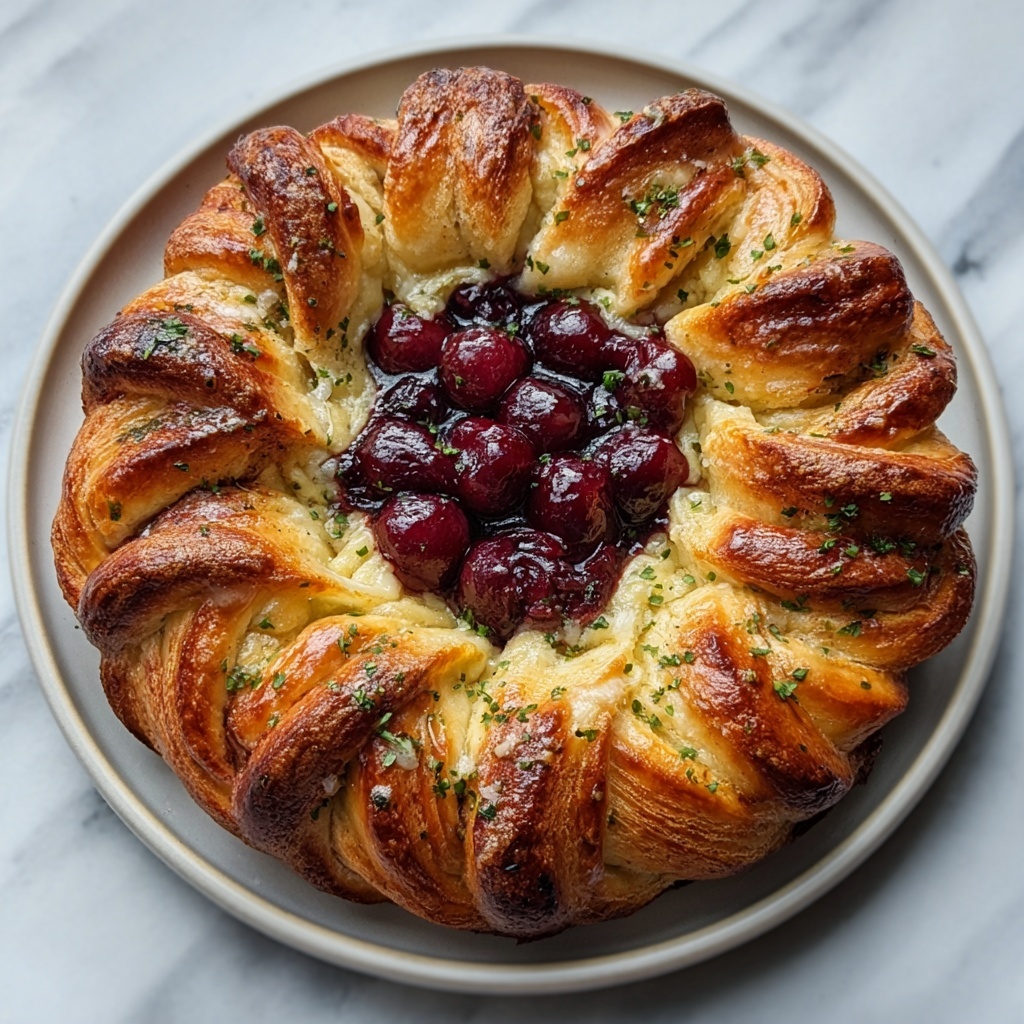 Turkey and Cranberry Crescent Ring Recipe - Recipe Image