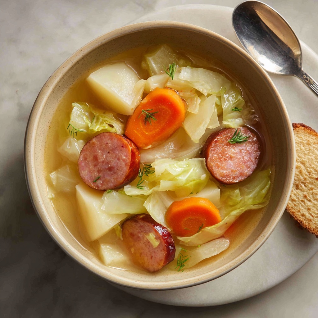 Kielbasa and Cabbage Soup Recipe - Recipe Image