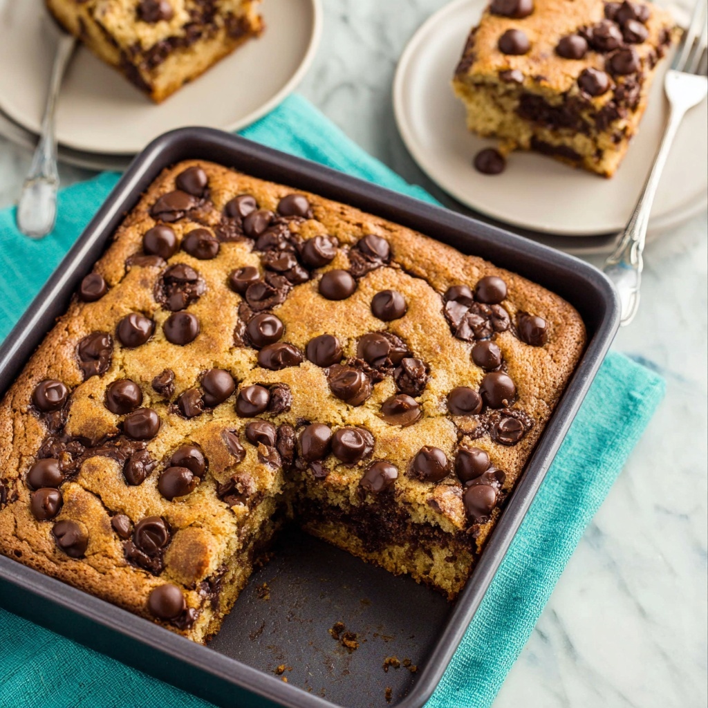 Banana Cake with Chocolate Chips Recipe - Recipe Image