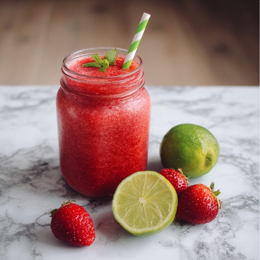 Strawberry Slushy Recipe - Recipe Image