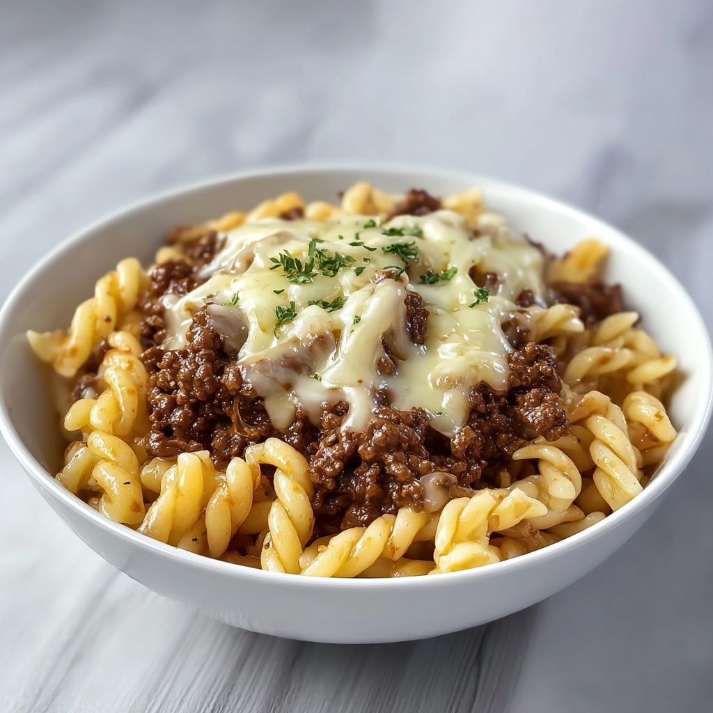 Loaded Cheeseburger Pasta Recipe - Recipe Image
