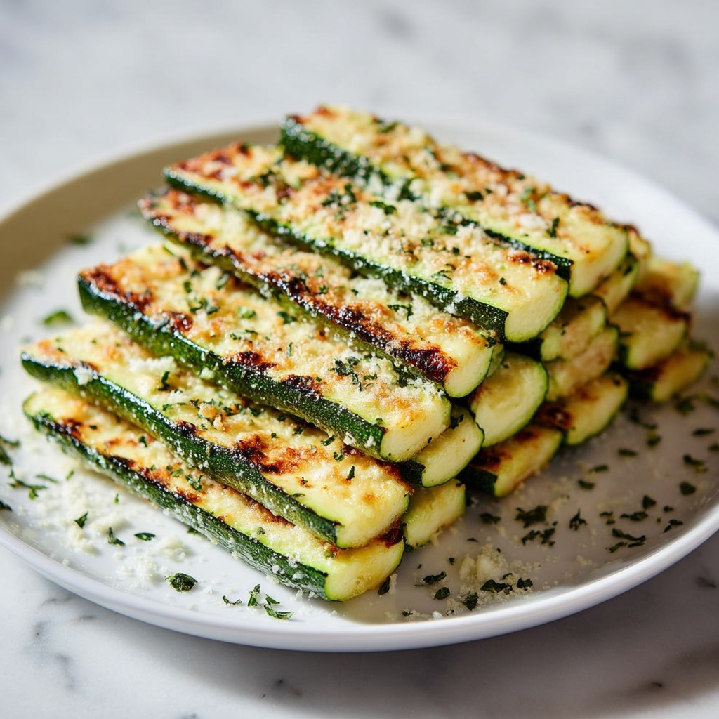 Baked Parmesan Zucchini Recipe - Recipe Image