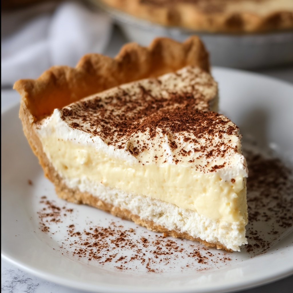 Old Fashioned Egg Custard Pie Recipe - Recipe Image