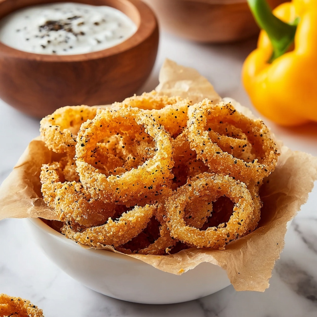 Crispy Air Fryer Banana Pepper Coins Recipe - Recipe Image