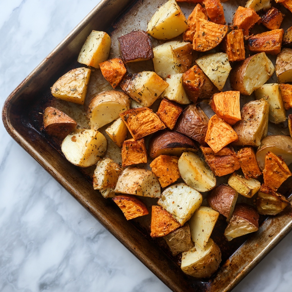 Roasted Apple Cinnamon Sweet Potatoes Recipe - Recipe Image