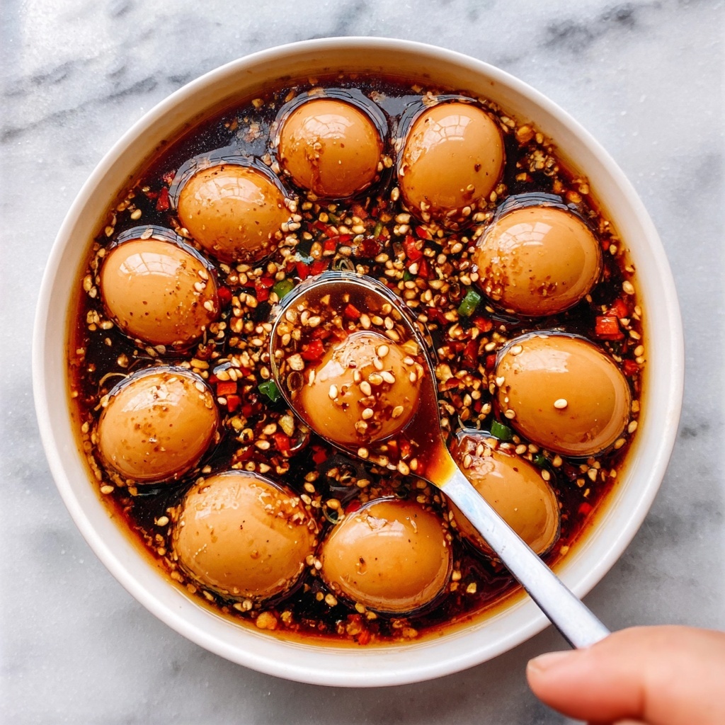 Marinated Korean Mayak Eggs Recipe - Recipe Image