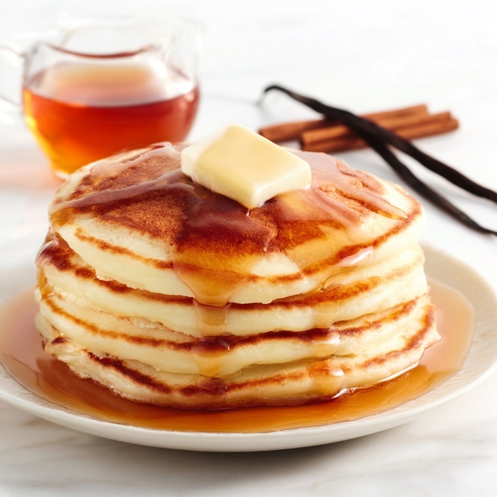 Vanilla Cinnamon Buttermilk Pancakes Recipe - Recipe Image
