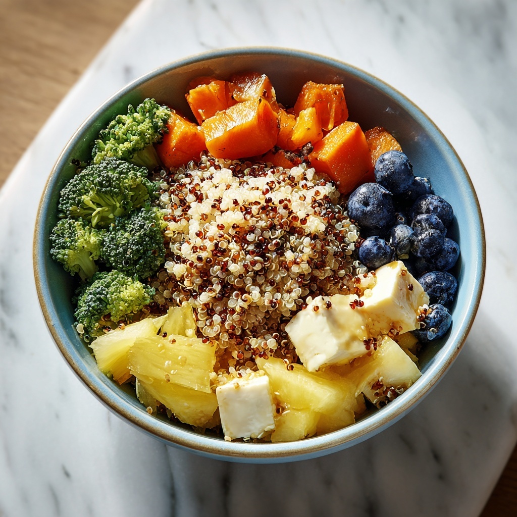 Quinoa Bowl with Grilled Veggies and Avocado Recipe - Recipe Image